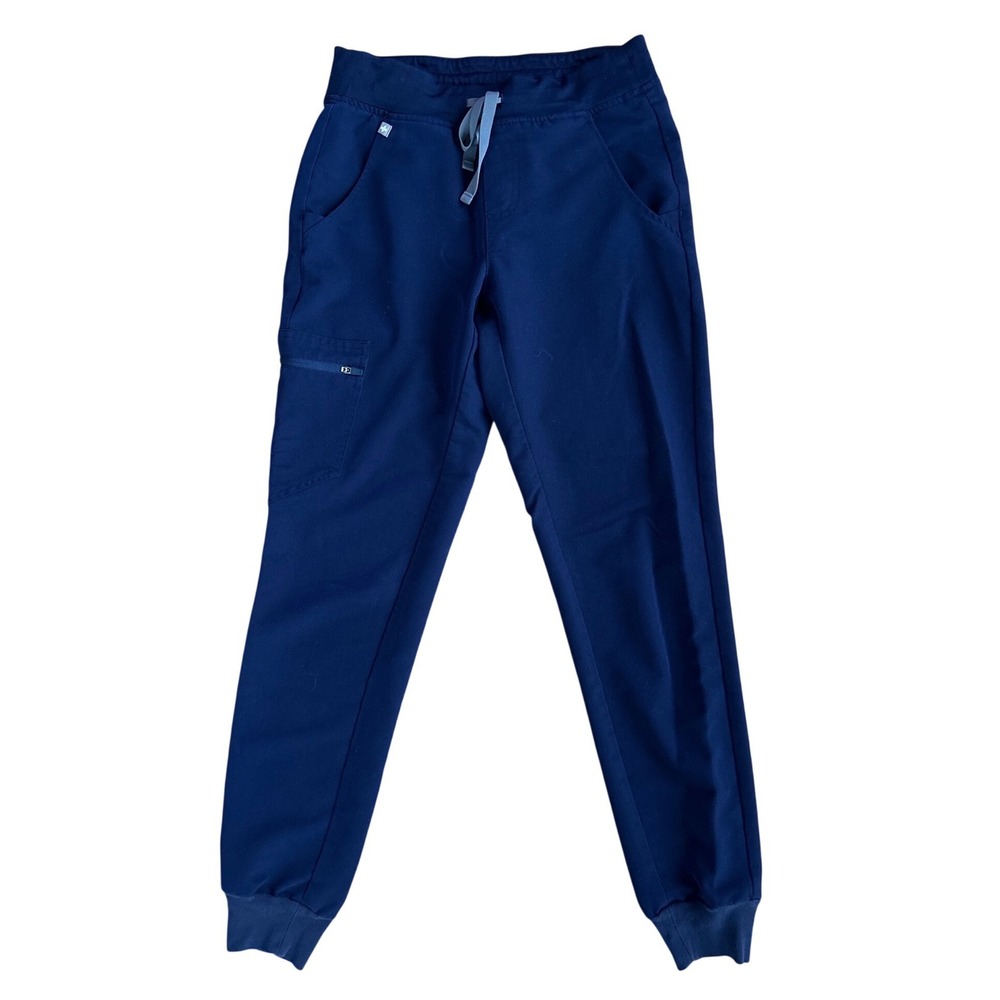 FIGS Zamora Jogger Scrub Pants Navy Blue Womens XS‎ Technical Collection